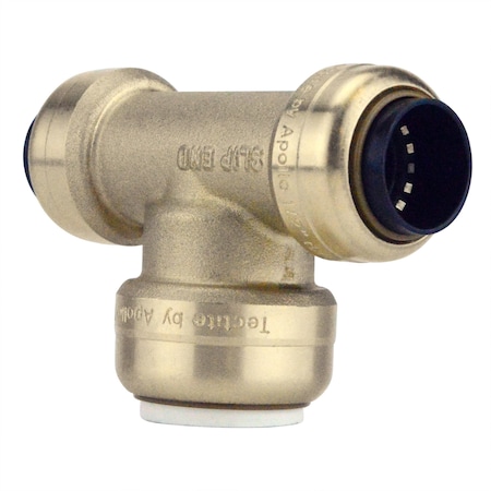 Apollo 1/2 in. CTS x 1/2 in. CTS x 1/2 in. IPS Brass Push-To-Connect Slip Tee FSBT1212IPS12